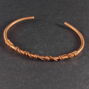 Pulseira cobre fina